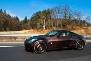 Sončen dan in Nissan 350z